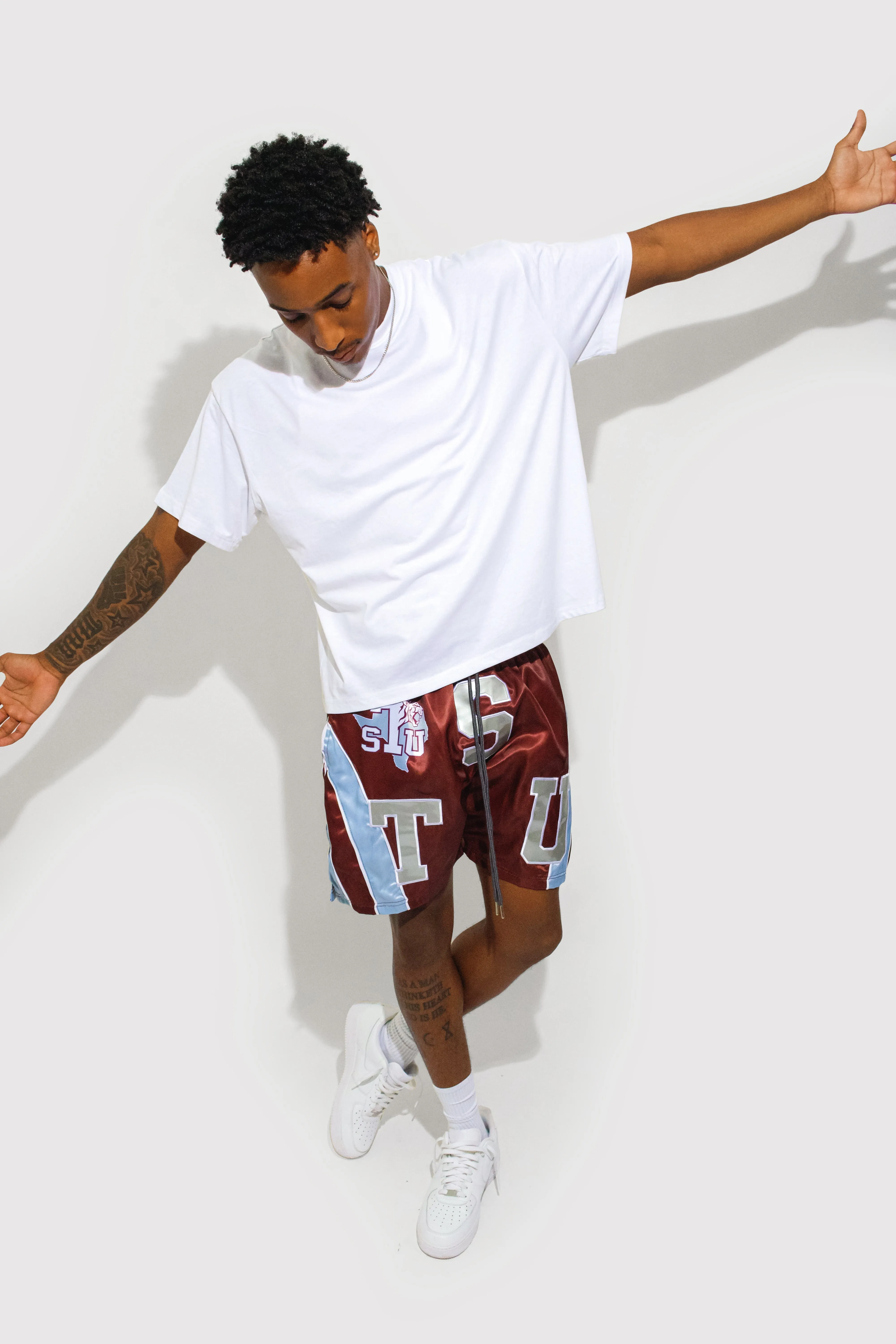 Texas Southern Satin Shorts