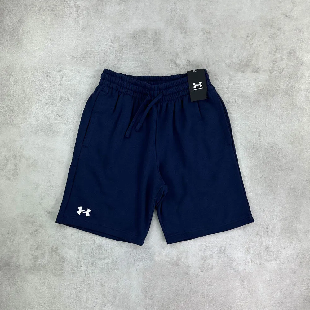 Under Armour Rival Fleece Shorts Navy