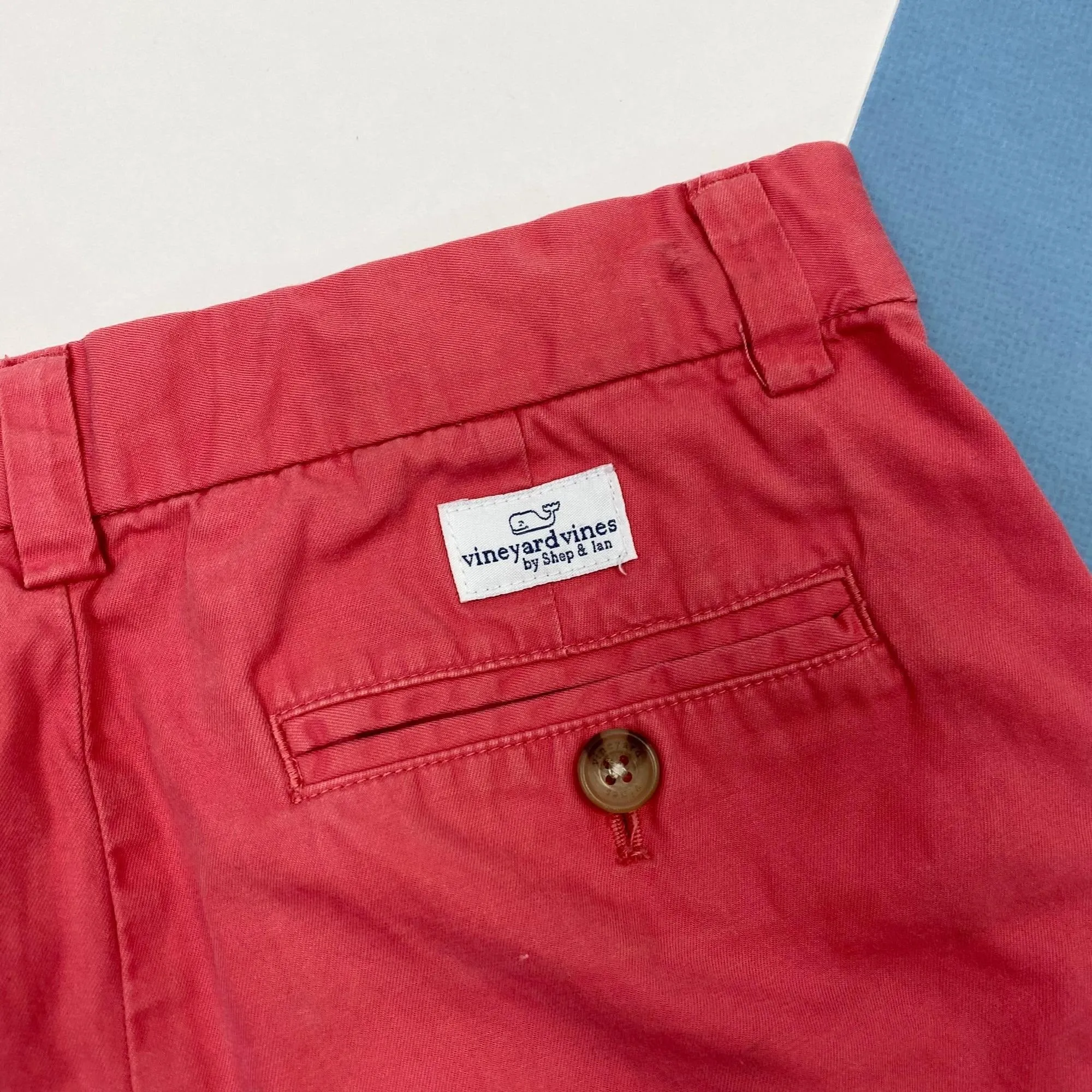 Vineyard Vines Nantucket Red Chino Shorts Size 12