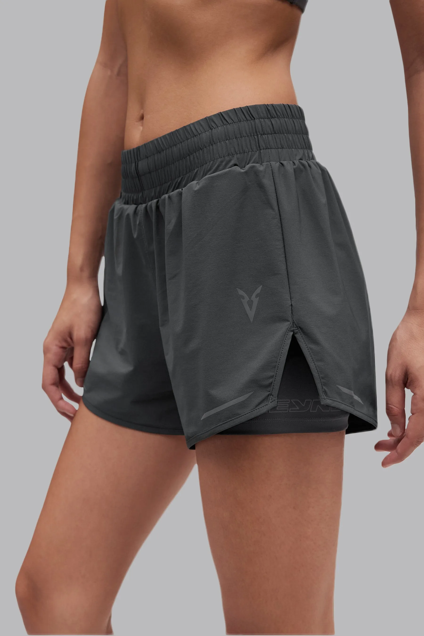 V_LYTE 3.5" 2-IN-1 SHORTS - Dark Gray