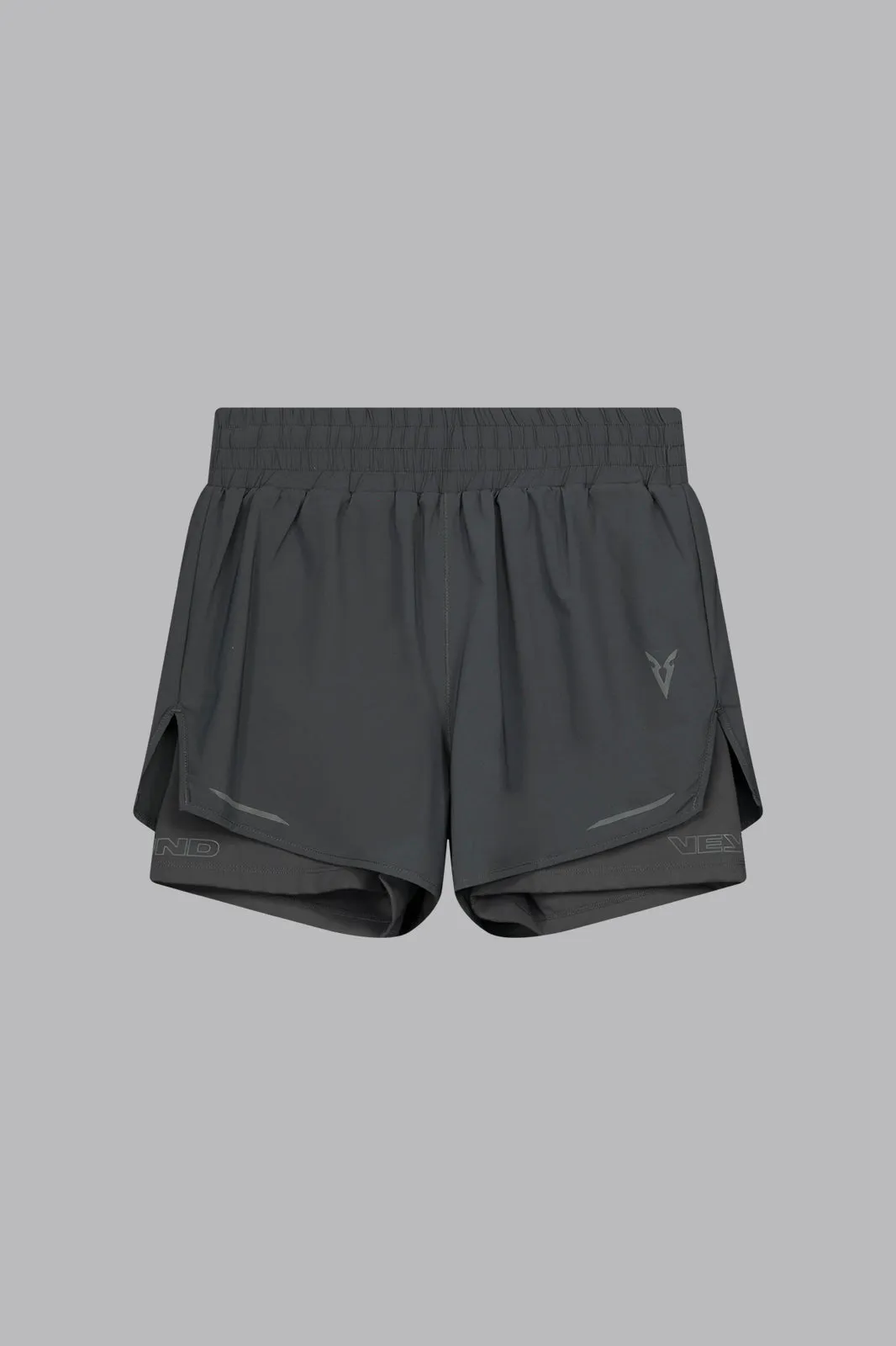 V_LYTE 3.5" 2-IN-1 SHORTS - Dark Gray