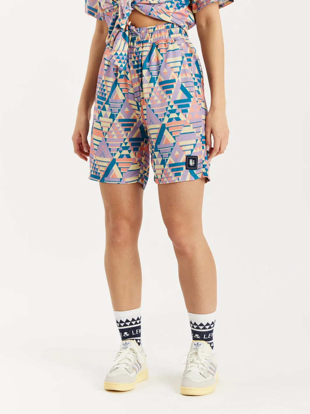 Wilder Co-Ord Retro Pattern Shorts