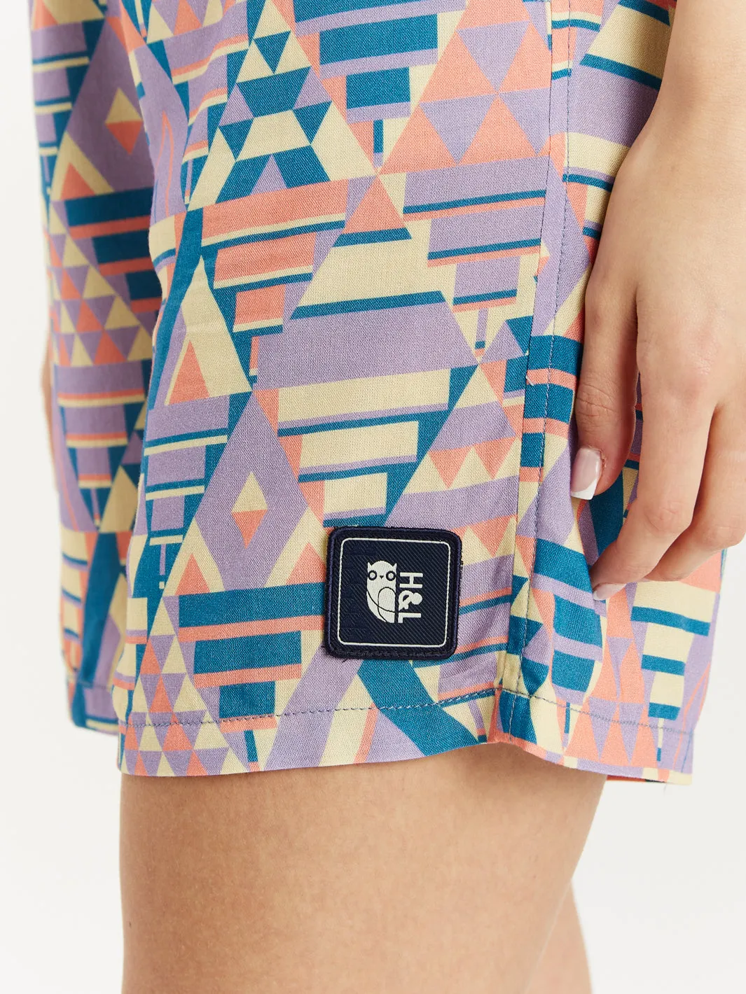 Wilder Co-Ord Retro Pattern Shorts