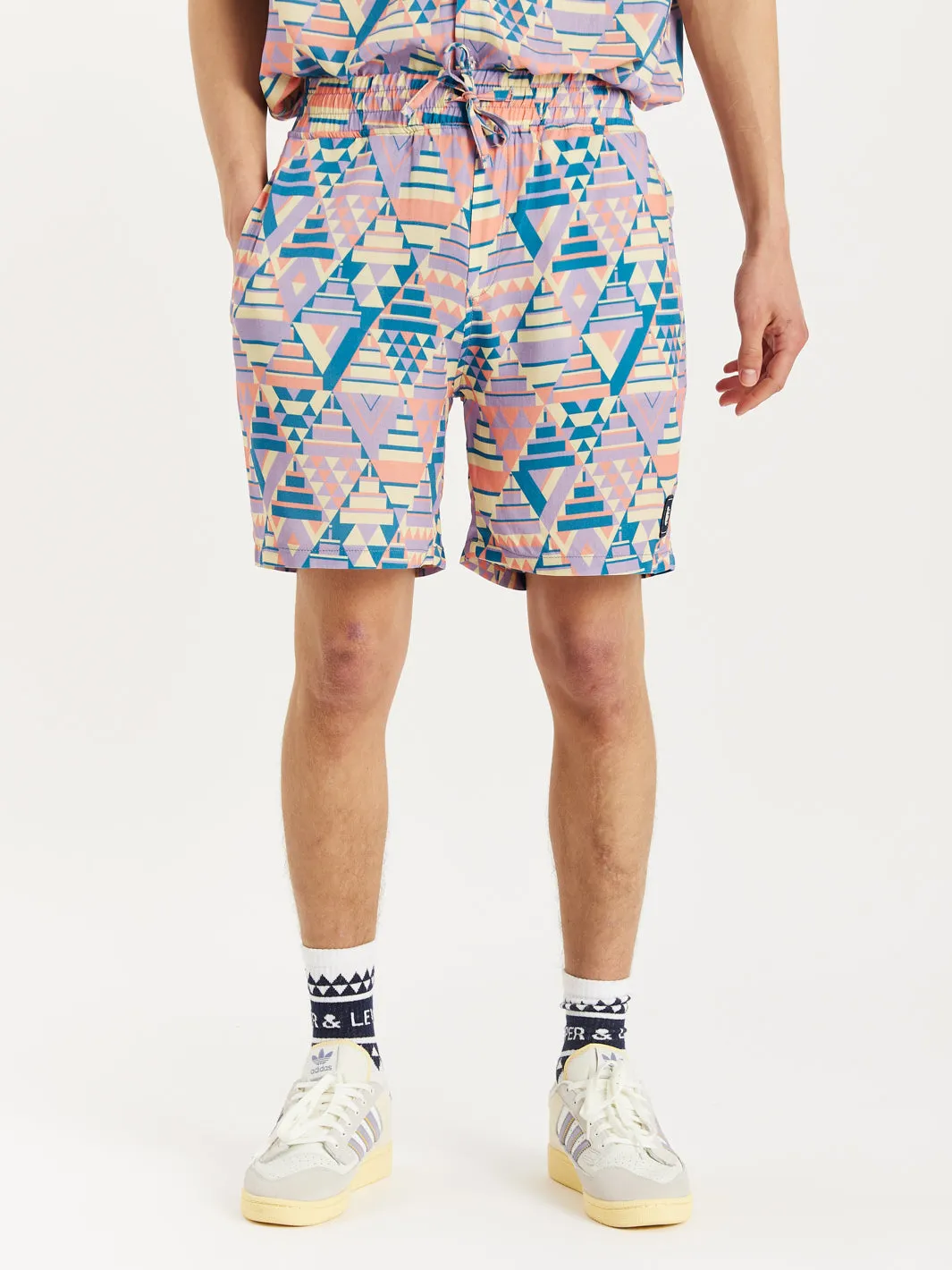 Wilder Co-Ord Retro Pattern Shorts