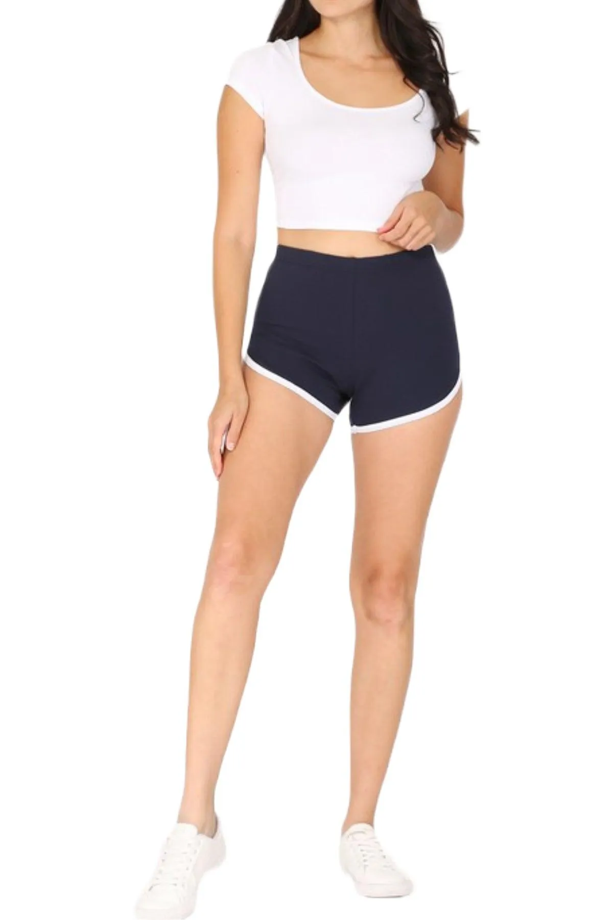 Women's High Waisted Dolphin Shorts