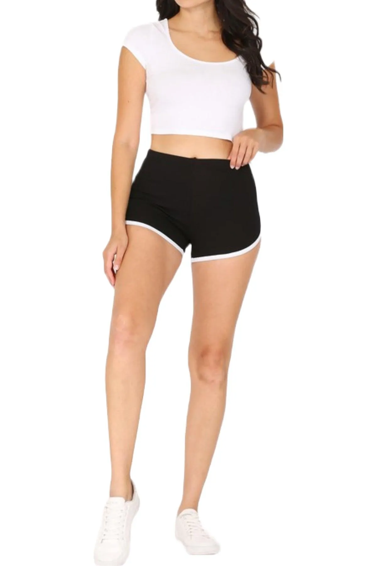 Women's High Waisted Dolphin Shorts