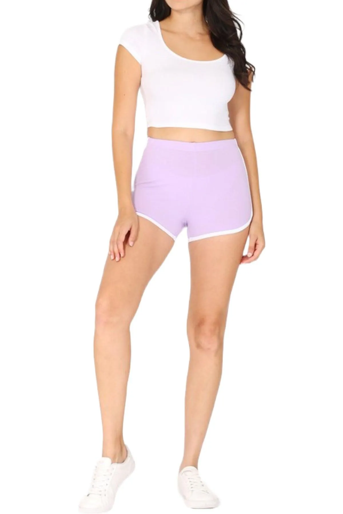 Women's High Waisted Dolphin Shorts