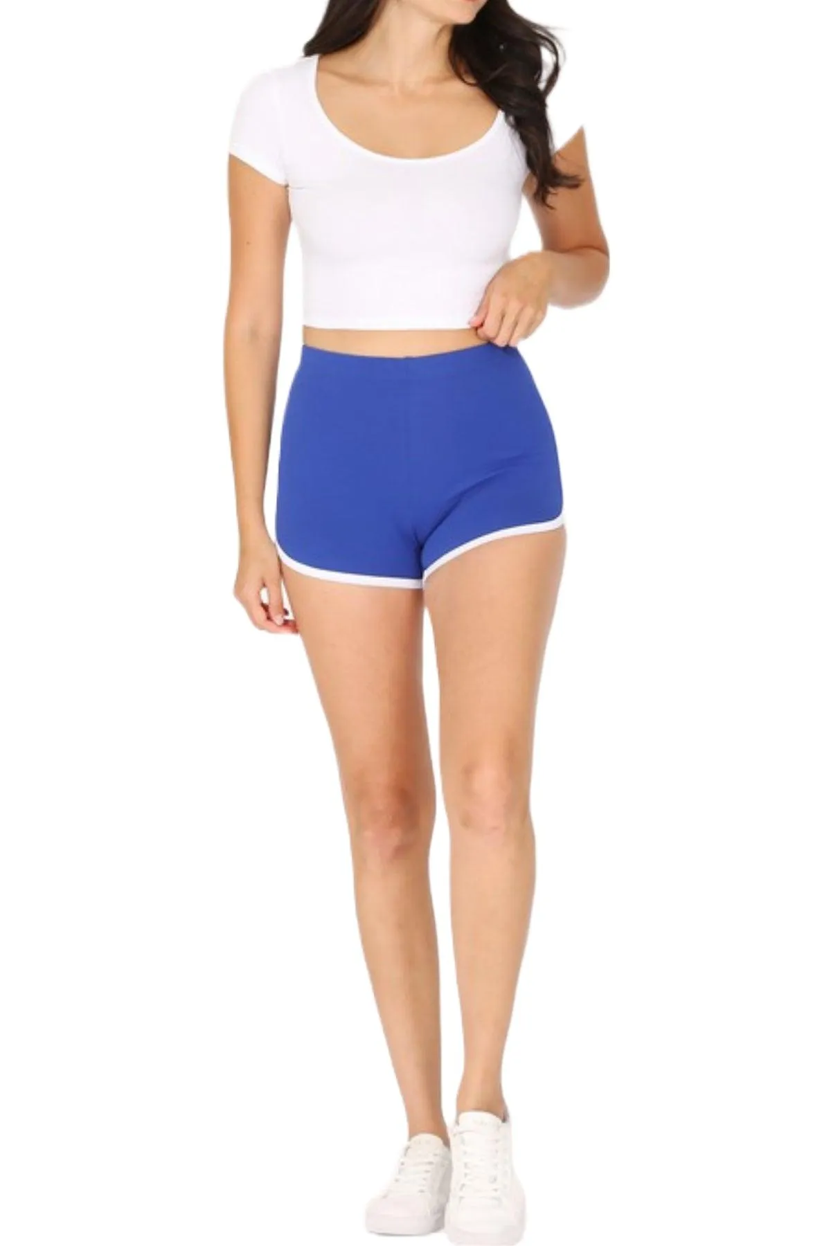 Women's High Waisted Dolphin Shorts