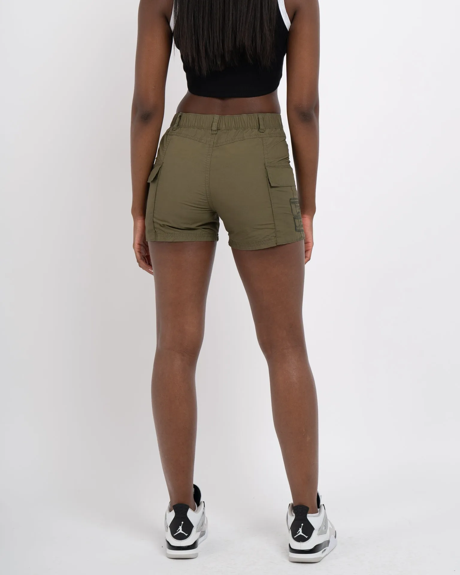 Womens Khaki Mercier Perrier Cargo Shorts